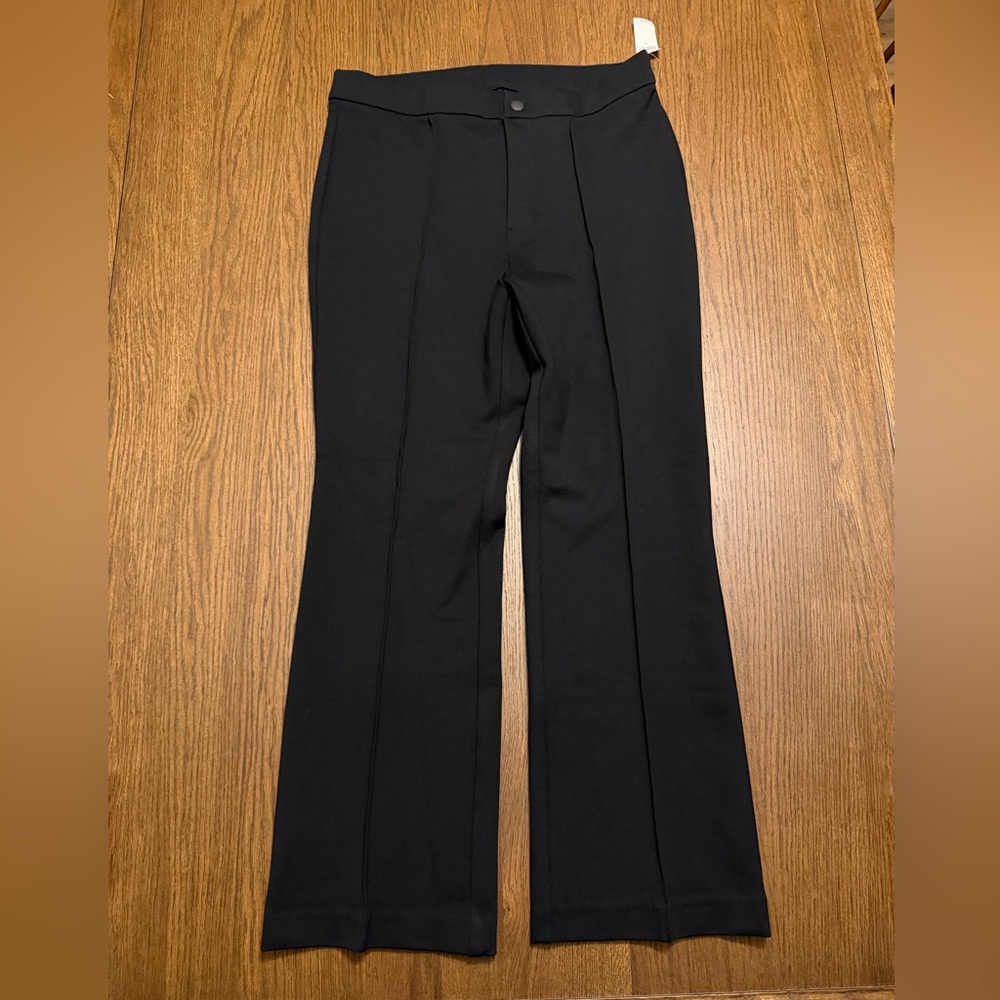 NWT GAP Mid Rise Ponte Kick Women's Dress Pants Black Size 12